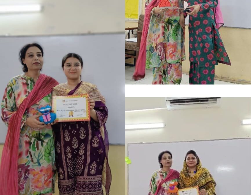 Sharif Education Complex Honors Top Performers in Classroom Management Workshop